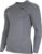 Donnay compressie shirt lange mouw – Baselayer – Heren – maat S – Charcoal marl (037)