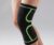 Elastische Knieband Kniebrace – Zwart met groene Rand – Maat S – verkrijgbaar in S/M/L/XL check de maattabel – Strak en Comfortabele steun – Knie compressie – Steun kniebanden -…