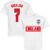 Engeland Grealish 7 Team T-Shirt – Wit – Kinderen – 128