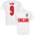 Engeland Kane 9 Team T-Shirt – Wit – 4XL