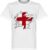 Engeland Ripped Flag T-Shirt – Wit – XXXL