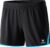 Erima 5-cubes Short Dames – Zwart / Curacao | Maat: 40