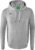 Erima Essential Team Sweatshirt Met Capuchon Heren – Licht Grey Melange / Slate Grey | Maat: M