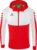 Erima Six Wings Trainingsjack Met Capuchon Dames – Rood / Wit | Maat: 40