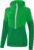 Erima Squad Sweatshirt Met Capuchon Dames – Fern Green / Smaragd / Silver Grey | Maat: 36