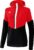 Erima Squad Sweatshirt Met Capuchon Dames Rood-Zwart-Wit Maat 34