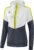 Erima Squad Sweatshirt Met Capuchon Dames Wit-Slate Grijs-Lime Maat 38