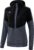 Erima Squad Sweatshirt Met Capuchon Dames Zwart-Slate Grijs Maat 36