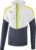 Erima Squad Sweatshirt Met Capuchon Kind Wit-Slate Grijs-Lime Maat 140