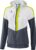 Erima Squad Tracktop Jack Met Capuchon Dames Wit-Slate Grijs-Lime Maat 36