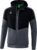 Erima Squad Tracktop Jack Met Capuchon Zwart-Slate Grijs Maat XL