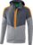 Erima Squad Tracktop Met Capuchon Heren – Slate Grey / Monument Grey / New Orange | Maat: XXL