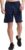 Erima Squad Trainings Short New-Navy-Grijs Maat S