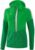 Erima Squad Trainingsjack Met Capuchon Dames – Fern Green / Smaragd / Silver Grey | Maat: 34