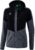 Erima Squad Trainingsjack Met Capuchon Dames – Zwart / Slate Grey | Maat: 44