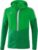 Erima Squad Trainingsjack Met Capuchon Fern Green-Smaragd-Zilver Grijs Maat 2XL