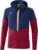 Erima Squad Trainingsjack Met Capuchon Kind New Navy-Bordeaux Grijs Maat 128