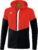 Erima Squad Trainingsjack Met Capuchon Kind Rood-Zwart-Wit Maat 152