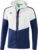 Erima Squad Trainingsjack Met Capuchon Wit- New Navy-Slate Grijs Maat L