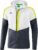 Erima Squad Trainingsjack Met Capuchon Wit-Slate Grijs-Lime Maat L