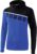 Erima Teamline 5-C Sweatshirt met Capuchon Kind New Royal-Zwart-Wit Maat 152