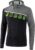 Erima Teamline 5-C Sweatshirt met Capuchon Kind Zwart-Grijs Melange-Wit Maat 140