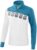 Erima Teamline 5-C Trainingstop Kind Wit-Oriental Blue-Colonial Blue Maat 128