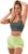 Essentials sport short met scrunch en high waist – groen