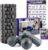 Fascia Roller Set met 3D-textuurmassage, Mini Fascia Roller, Fascia Bal en Duobal, Fascia Set voor Fascia Training van Spieren, Bindweefsel en Metabolisme, met Trainingsposters.