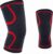 FlexAthletic kniebrace – elastische bandage – sleeve – kneesupport – ondersteuningen – Mannen – Vrouwen – Maat: M – Zwart/rood