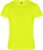 Fluor Geel kinder unisex sportshirt korte mouwen Camimera merk Roly 12 jaar 146-152