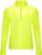 Fluor Geel sportshirt van technisch weefsel met raglanmouwen en halve rits, reflecterende details model Melbourne maat XXL