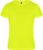 Fluor Geel unisex unisex sportshirt korte mouwen Camimera merk Roly maat L