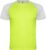 Fluor Groen met Wit unisex sportshirt korte mouwen Indianapolis merk Roly maat L