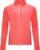 Fluor Koraal sportshirt van technisch weefsel met raglanmouwen en halve rits, reflecterende details model Melbourne maat M