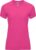 Fluorescent Donkerroze dames sportshirt korte mouwen Bahrain merk Roly maat L