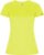 Fluorescent Geel dames ECO sportshirt korte mouwen ‘Imola’ merk Roly maat L