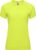 Fluorescent Geel dames sportshirt korte mouwen Bahrain merk Roly maat L