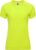 Fluorescent Geel dames sportshirt korte mouwen Bahrain merk Roly maat L