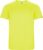 Fluorescent Geel unisex ECO sportshirt korte mouwen ‘Imola’ merk Roly maat L