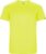 Fluorescent Geel unisex sportshirt korte mouwen ‘Imola’ merk Roly maat M