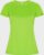 Fluorescent Groen dames ECO sportshirt korte mouwen ‘Imola’ merk Roly maat M