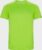 Fluorescent Groen kinder unisex sportshirt korte mouwen ‘Imola’ merk Roly 16 jaar 164-176