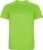 Fluorescent Groen unisex ECO sportshirt korte mouwen ‘Imola’ merk Roly maat 140 / 12