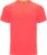 Fluorescent Koraal sportshirt unisex ‘Monaco’ merk Roly maat S