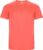 Fluorescent Koraalroze unisex ECO sportshirt korte mouwen ‘Imola’ merk Roly maat L