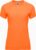 Fluorescent Oranje dames sportshirt korte mouwen Bahrain merk Roly maat XL