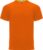 Fluorescent Oranje sportshirt unisex ‘Monaco’ merk Roly maat L