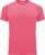 Fluorescent Roze unisex sportshirt korte mouwen Bahrain merk Roly maat M