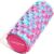 Foamroller – te gebruiken voor zelfmassage en spier- en bindweefseltraining – 33 x 14,5 cm – (Roze-Blauw)